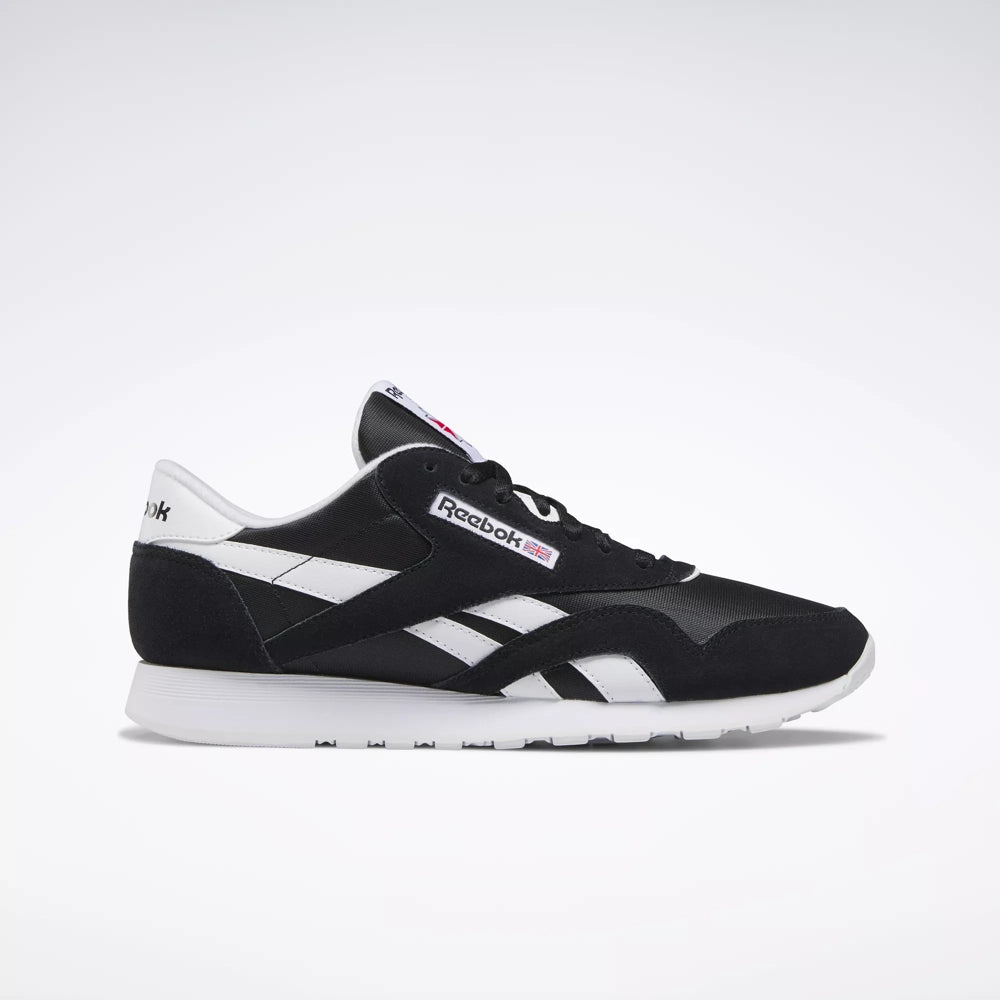 Reebok Classic Nylon Shoes - Black / White