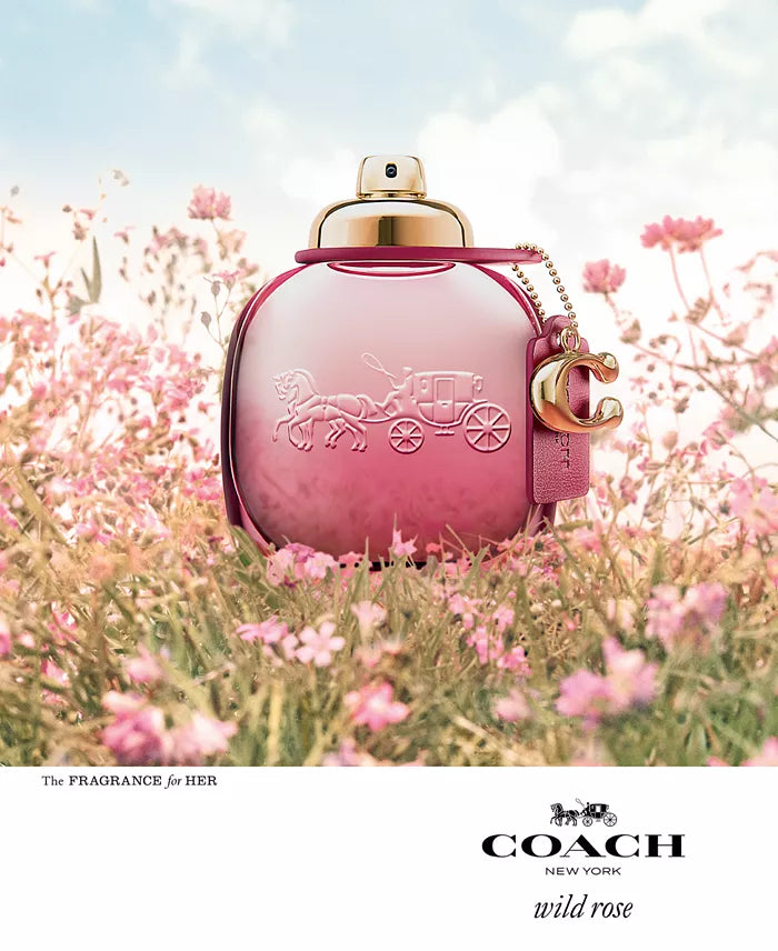 Coach Wild Rose Eau de Parfum Spray, 3 oz