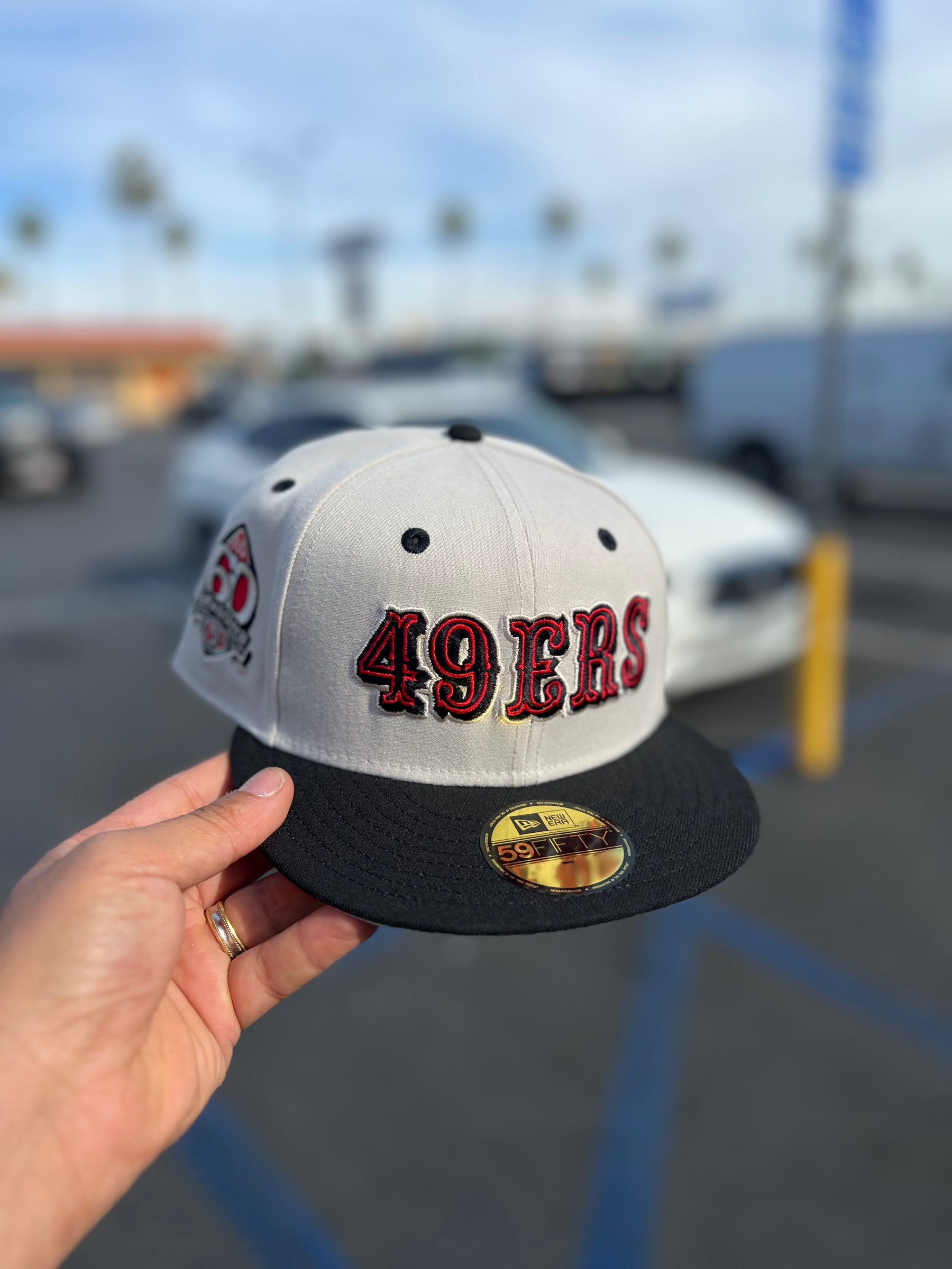 San Fransico 49ers Script Stone / Black 5950