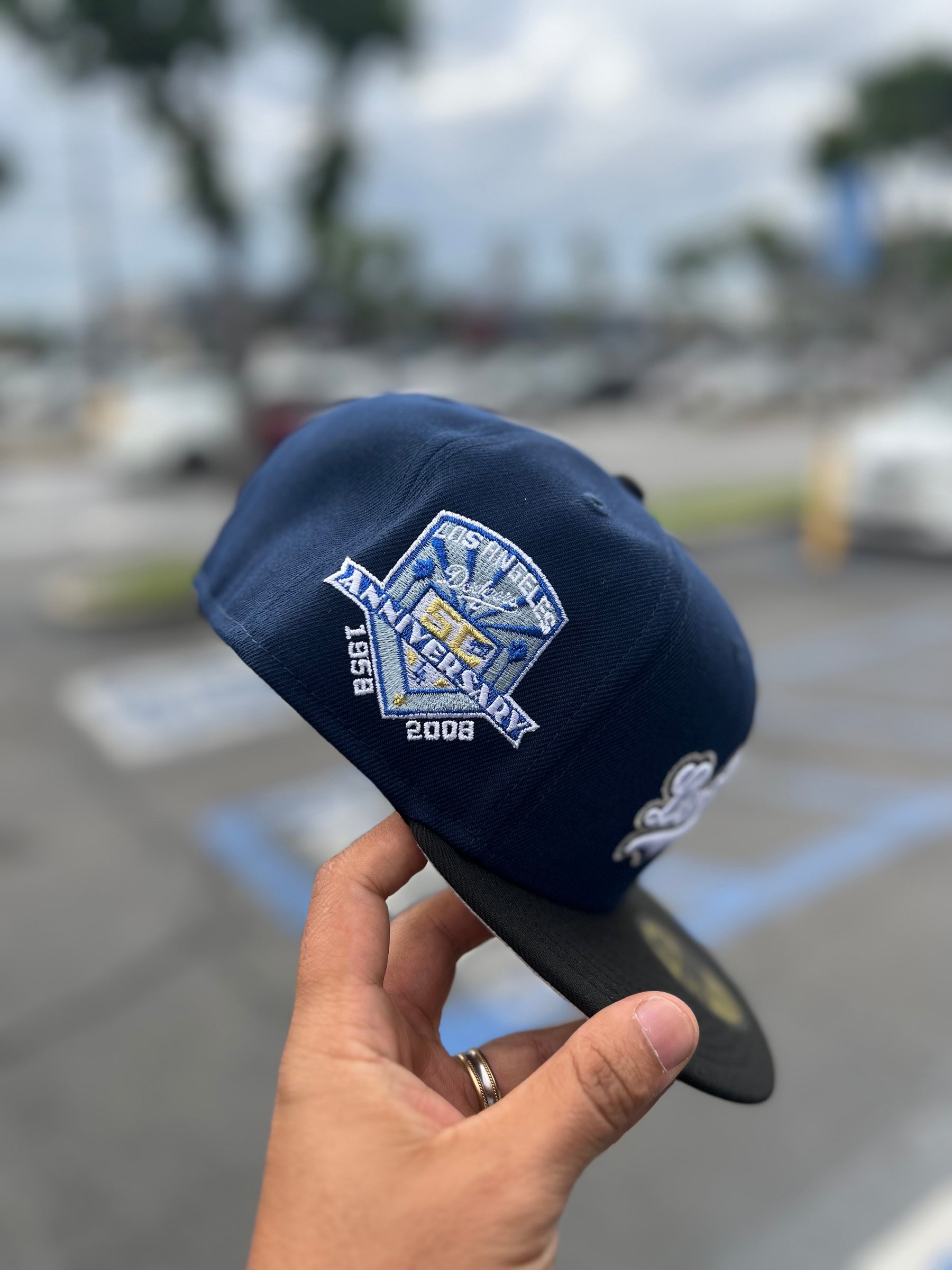 Los Angeles Dodgers Navy / Black Script 5950