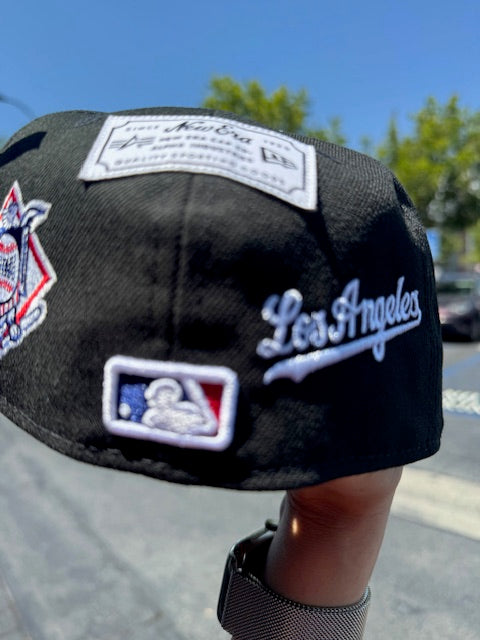 Los Angeles Dodgers New Era Alpha Industries 59FIFTY Fitted Hat- Black