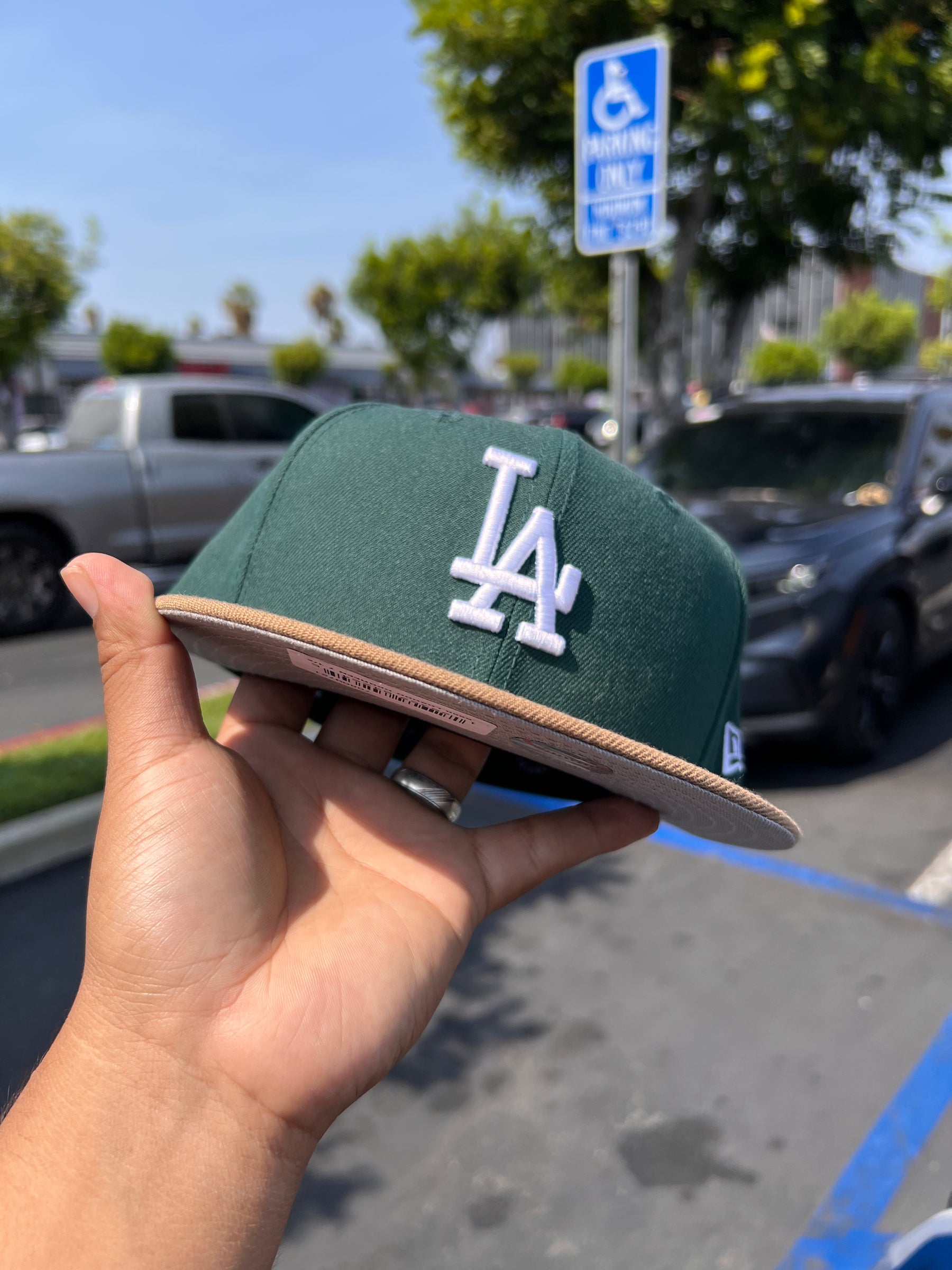 Los Angeles Dodgers Forest Green / Wheat 5950
