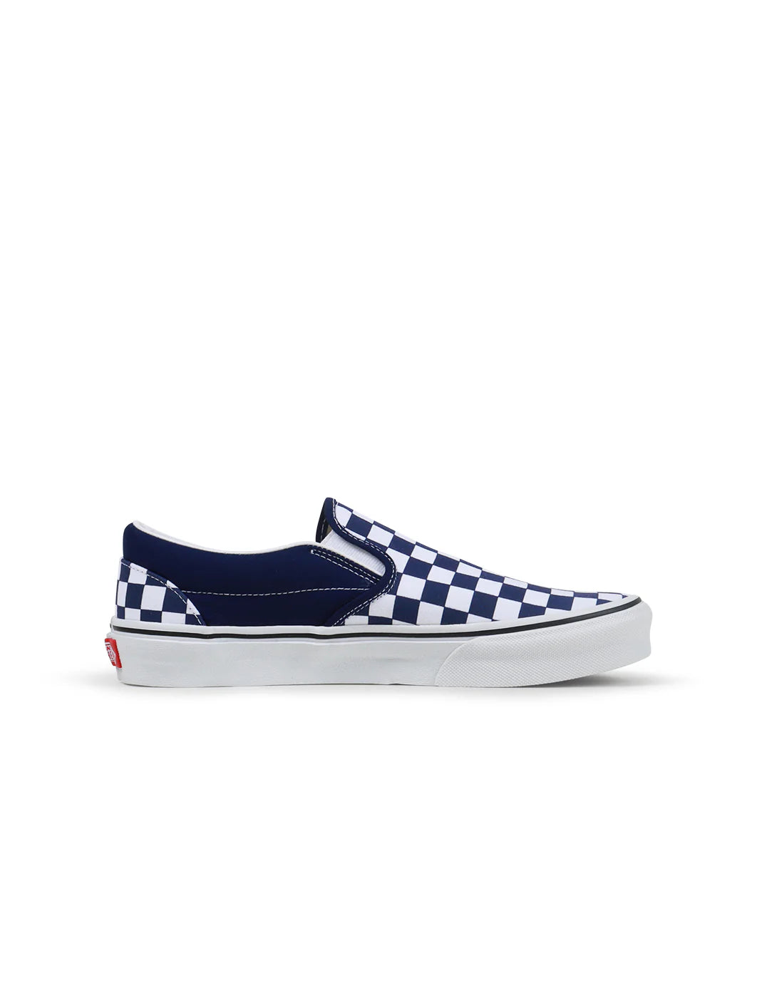 VANS MENS CLASSIC SLIP-ON - NAVY CHECKERED