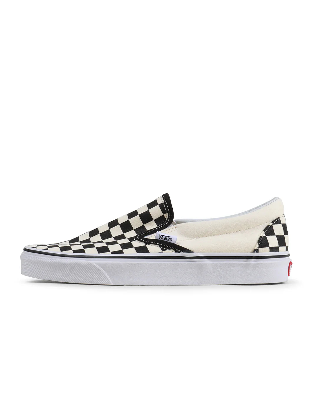 VANS MENS CLASSIC SLIP-ON - WHITE CHECKERED