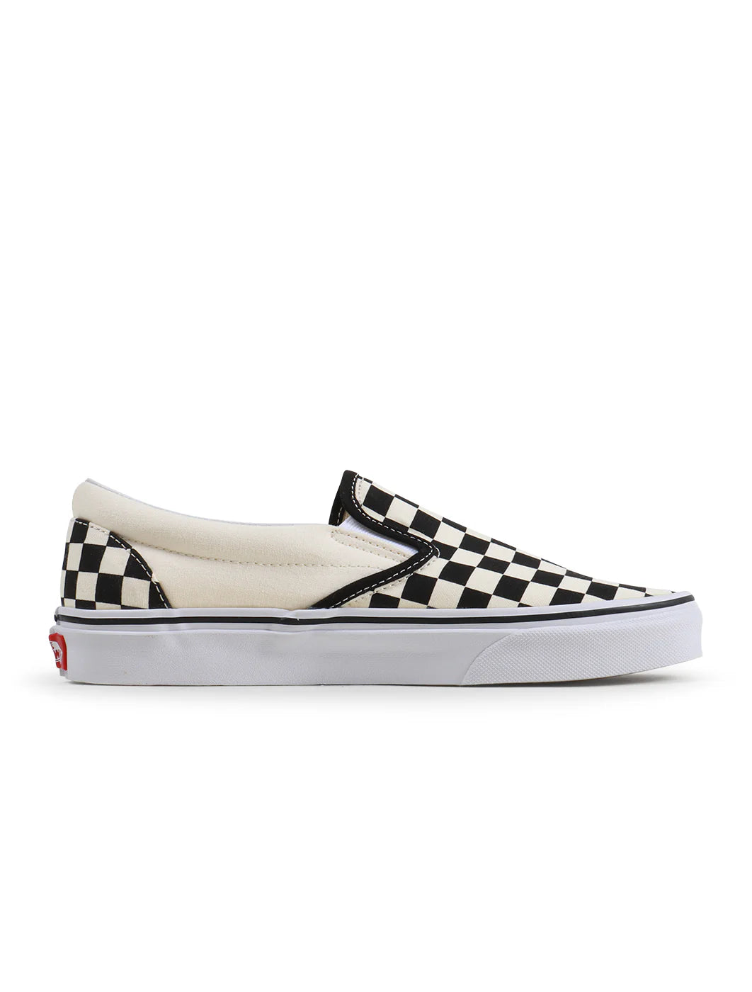 VANS MENS CLASSIC SLIP-ON - WHITE CHECKERED