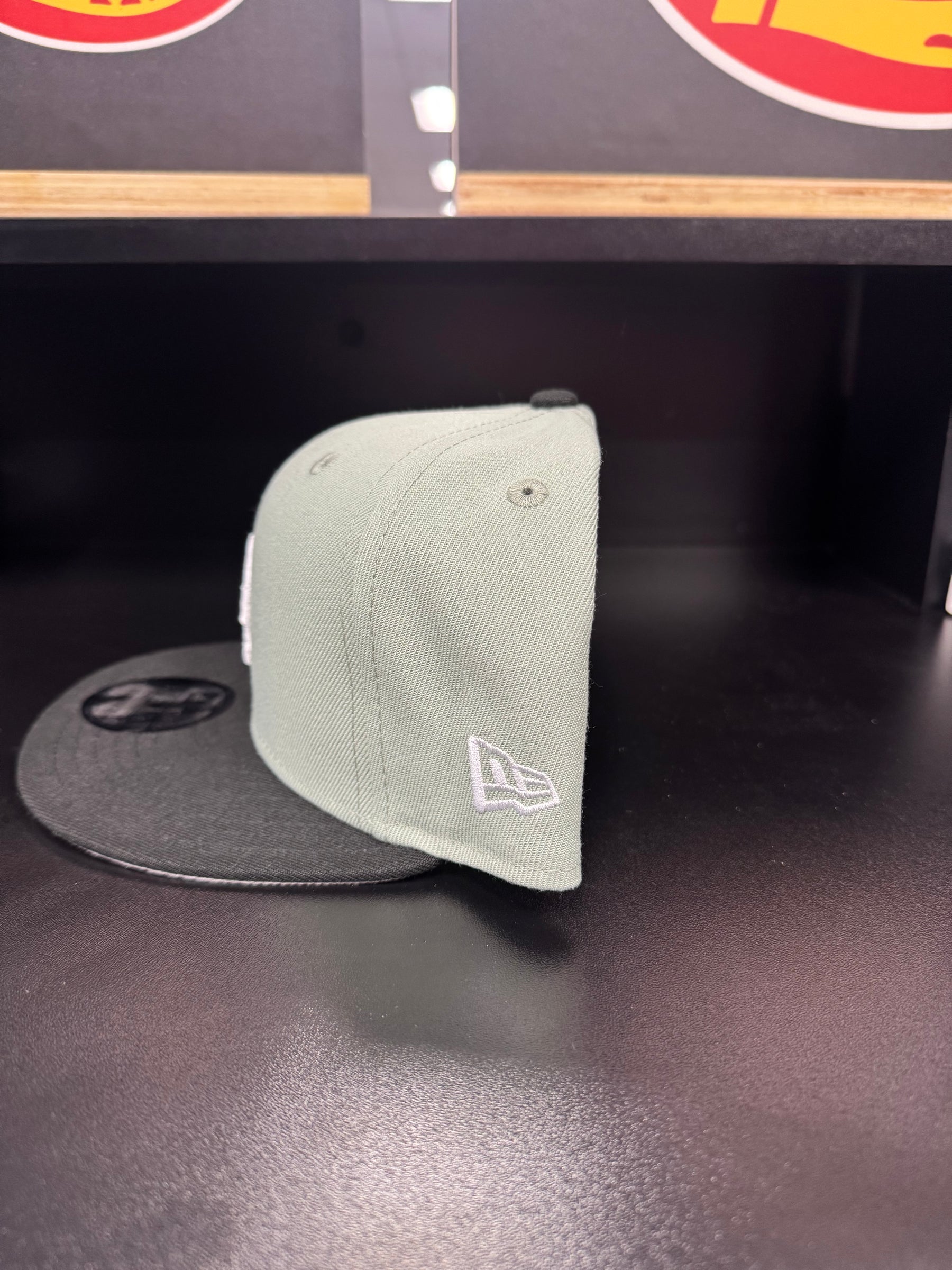 MLB New Era 9Fifty Basic Snapback Dodgers Two Toned EveryGreen/ White 950