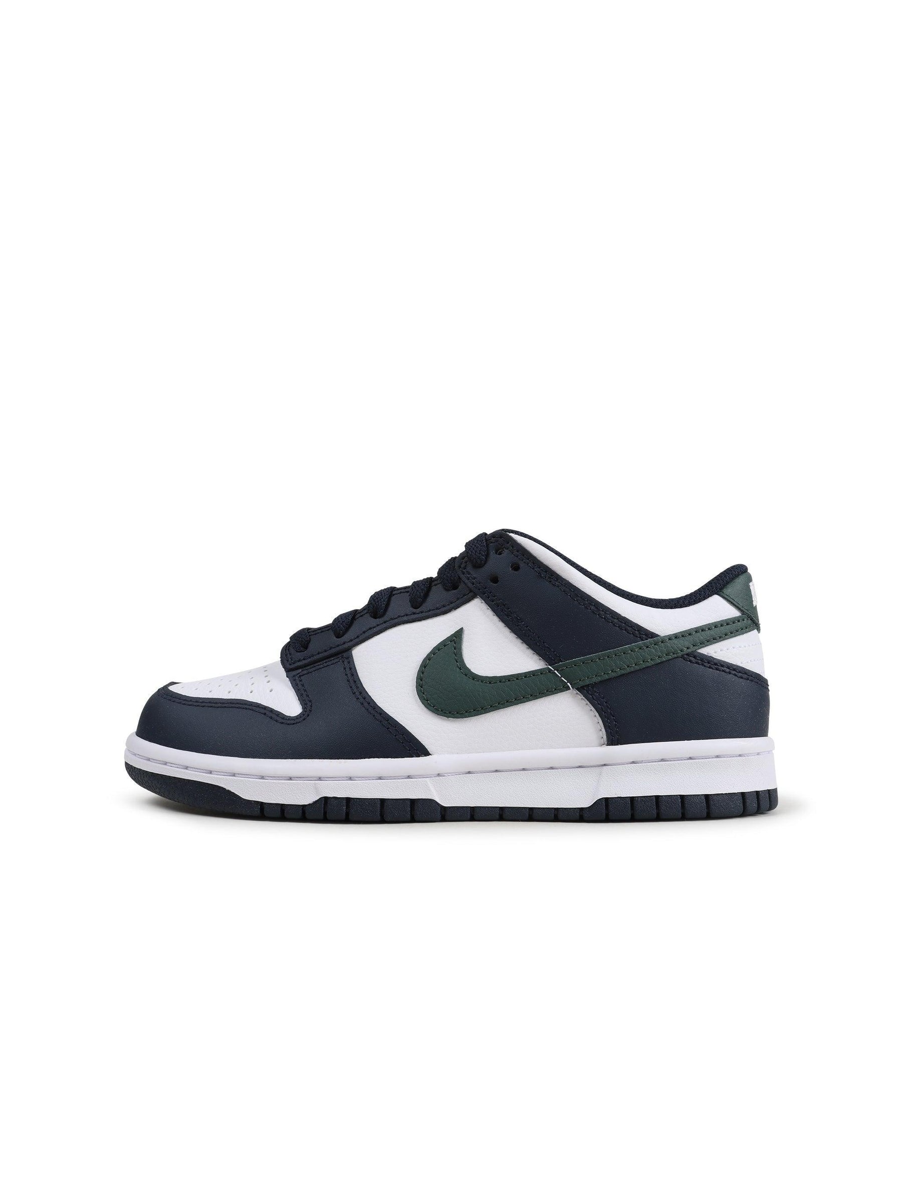 Nike Big Kids Dunk Low - Obsidian/Vintage Green