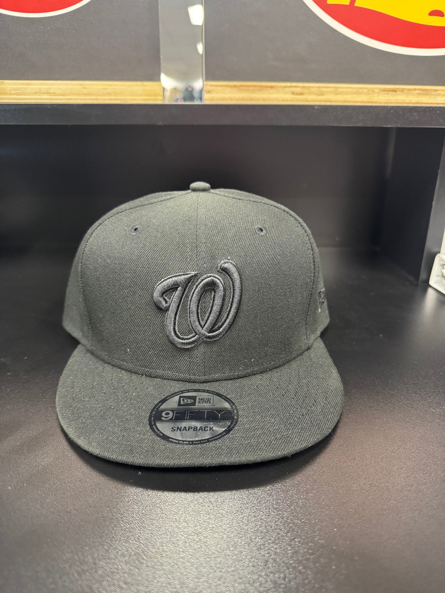 MLB New Era 9Fifty Basic Snapback Nationals Black / Black 950