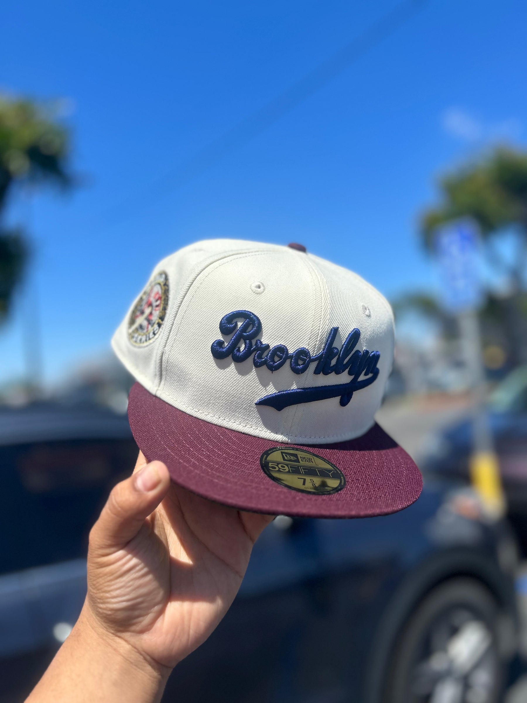 Brooklyn Dodgers Chrome / Maroon 5950