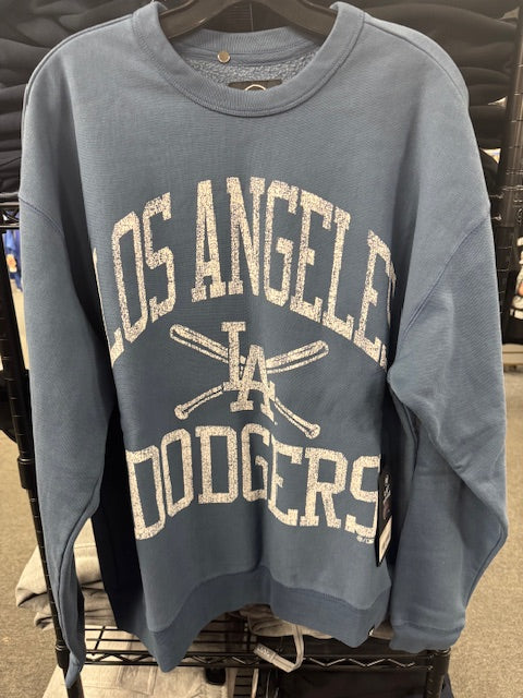 Men's 47 Timber Blue Los Angeles Dodgers Pullover Crew Neck Sweater