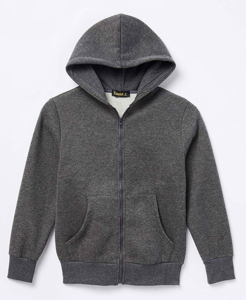 KIDS FLEECE ZIP SWEATER DANIEL K mjk-654f