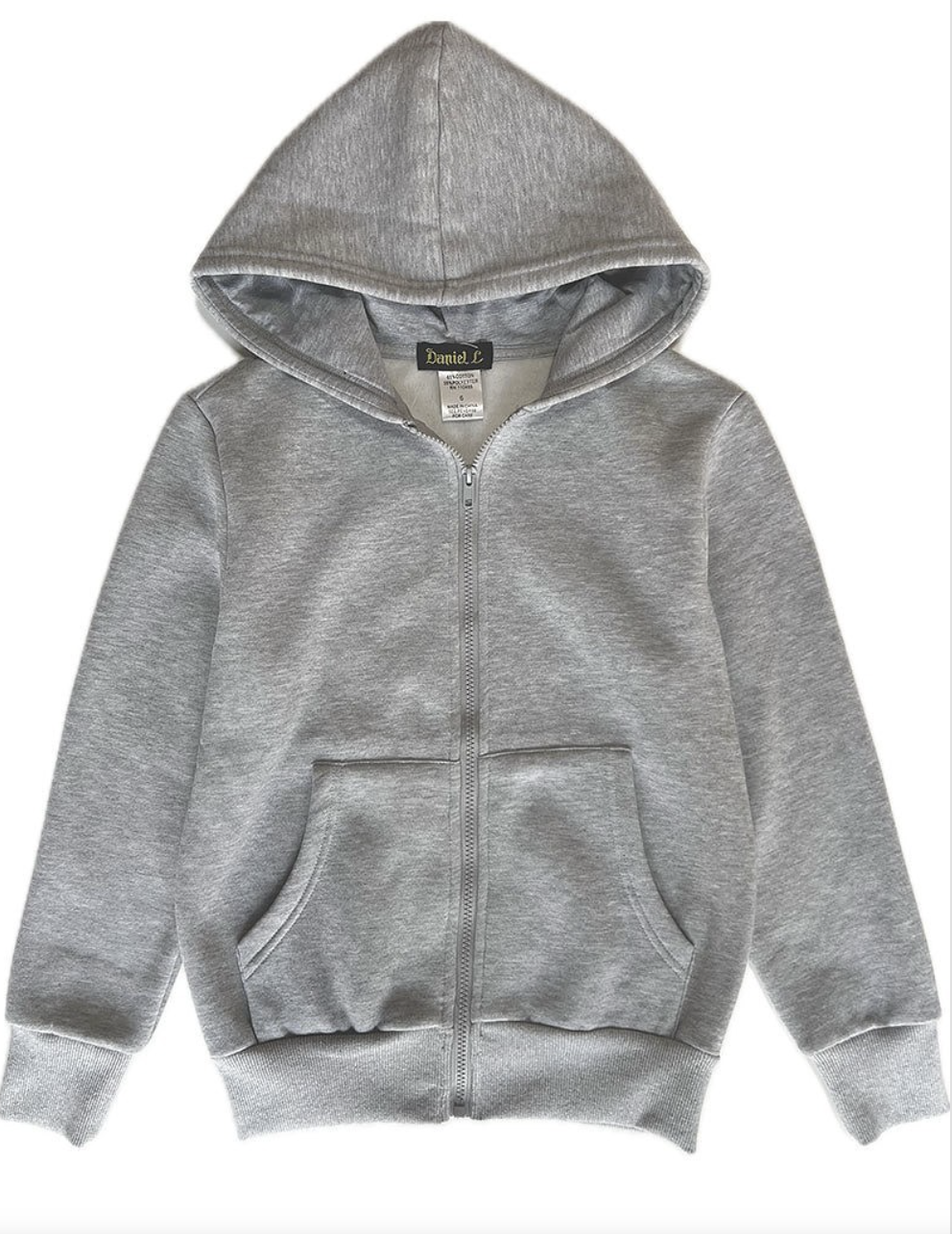 KIDS FLEECE ZIP SWEATER DANIEL K mjk-654f