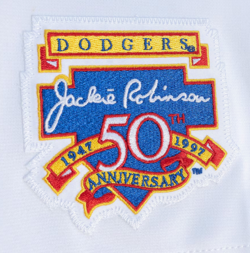 Men's Hideo Nomo White Los Angeles Dodgers Cooperstown Collection 1997 Authentic Player Jersey