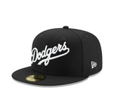 Los Angeles Dodgers 59fifty Script Black