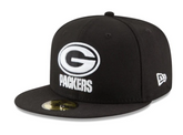 New Era 59FIFTY NFL Green Bay Packers Black