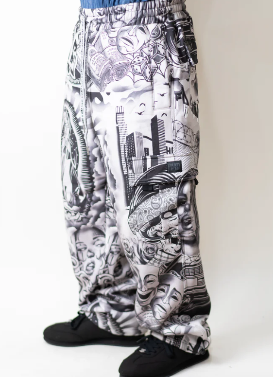 FB County Tatted Graffiti Sweatpants
