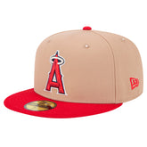 NEW ERA 59FIFTY  ANGELS Two Toned Khaki/Red