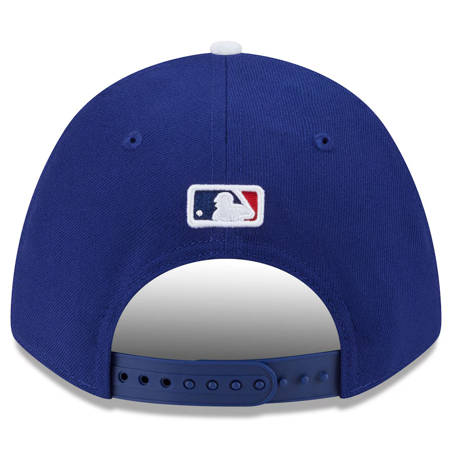 New Era Men's Los Angeles Dodgers New Era Royal 2025 MLB Postseason Side Patch M-Crown 9FORTY Adjustable Hat