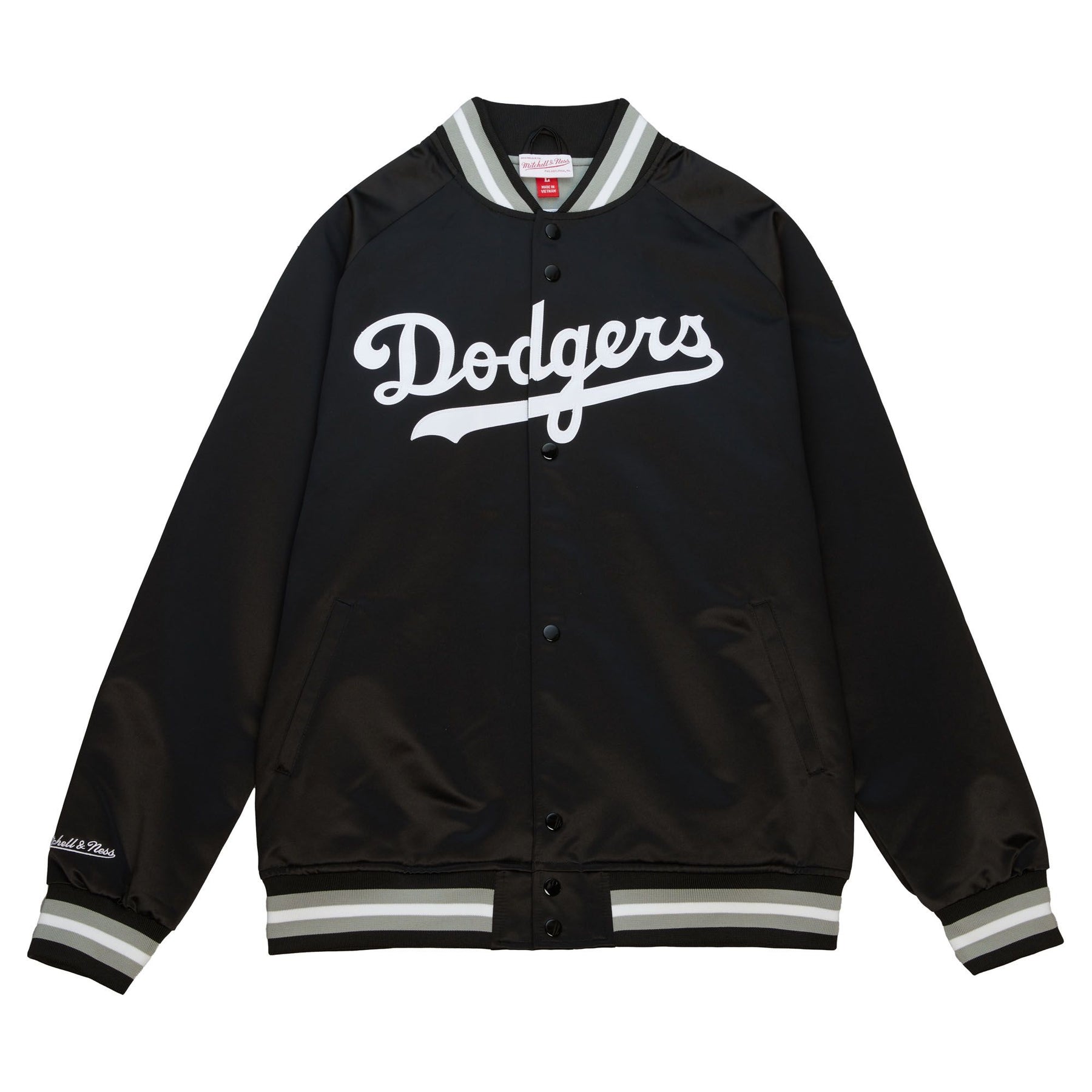 Double Clutch Lightweight Satin Jacket Los Angeles Dodgers