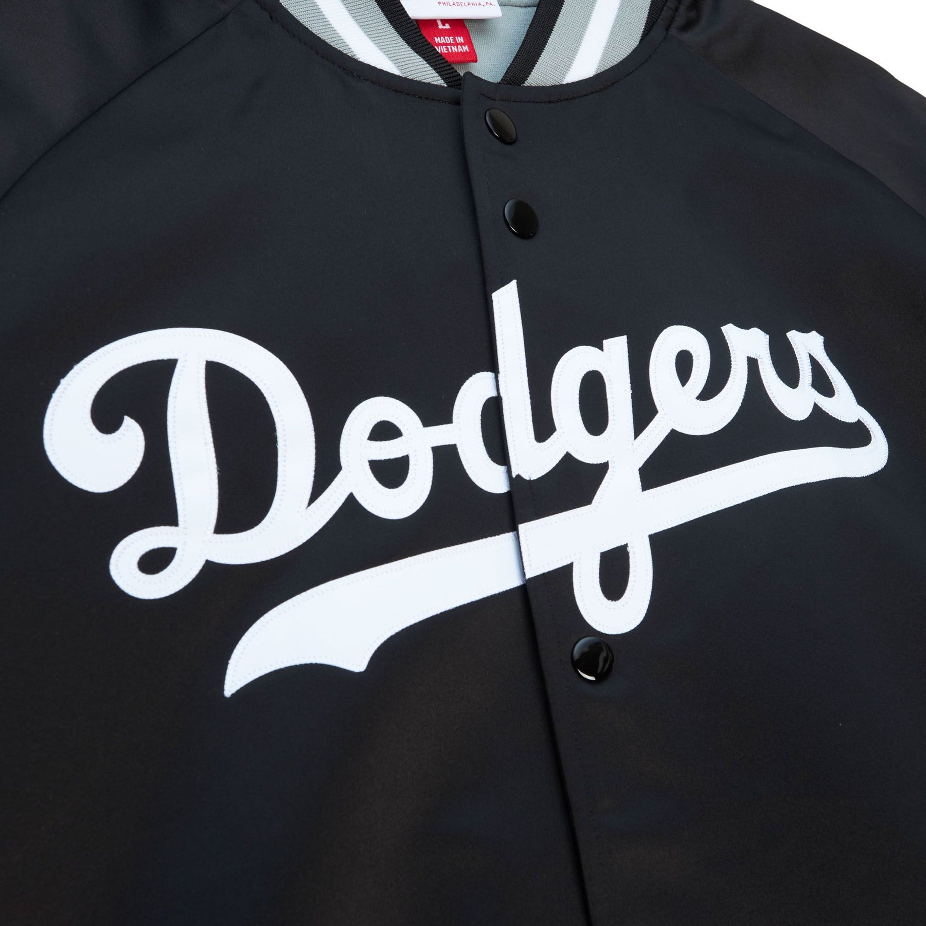 Double Clutch Lightweight Satin Jacket Los Angeles Dodgers