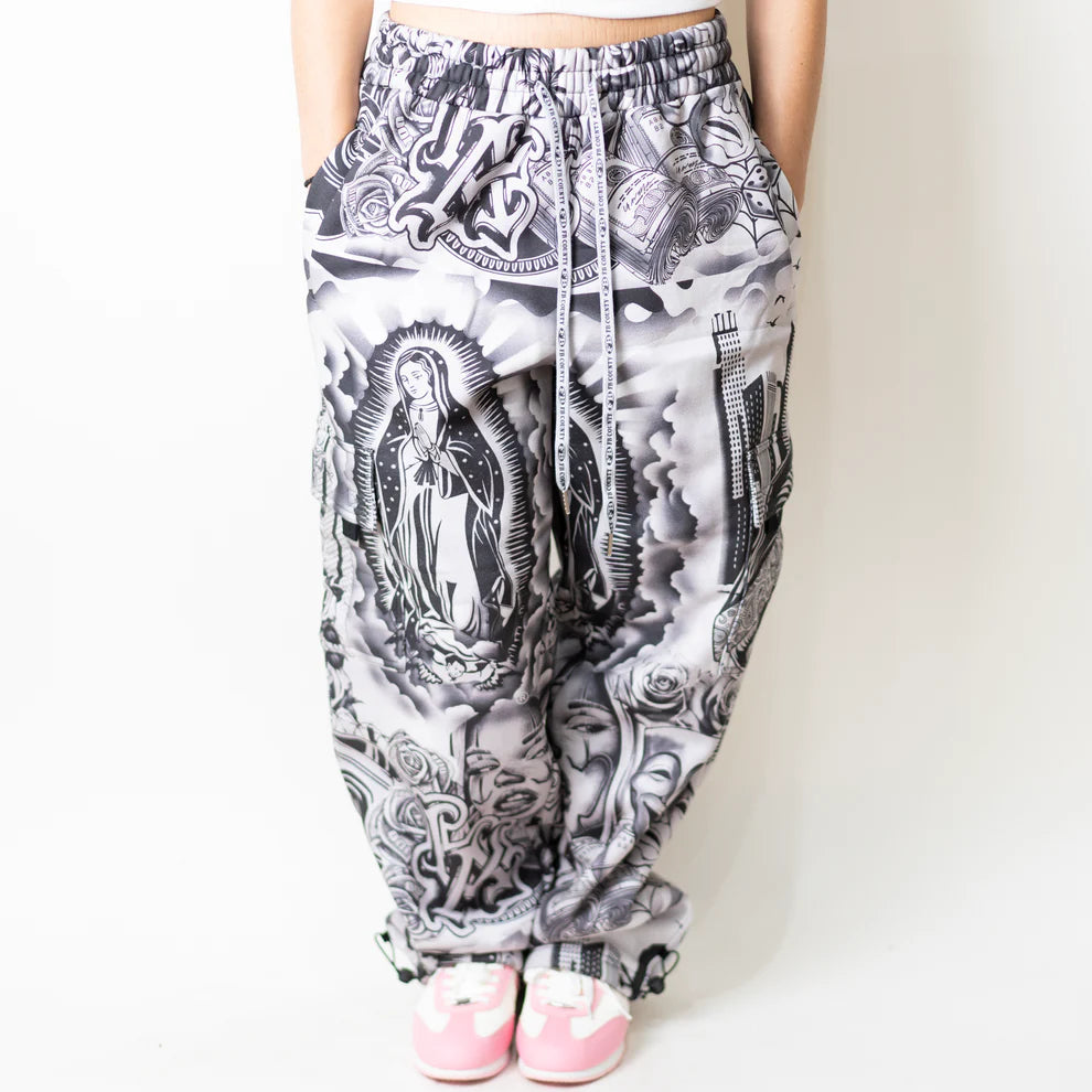 FB County Tatted Graffiti Sweatpants