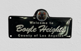 Boyle Heights Black Street Sign Hat Pin - Xtreme Wear