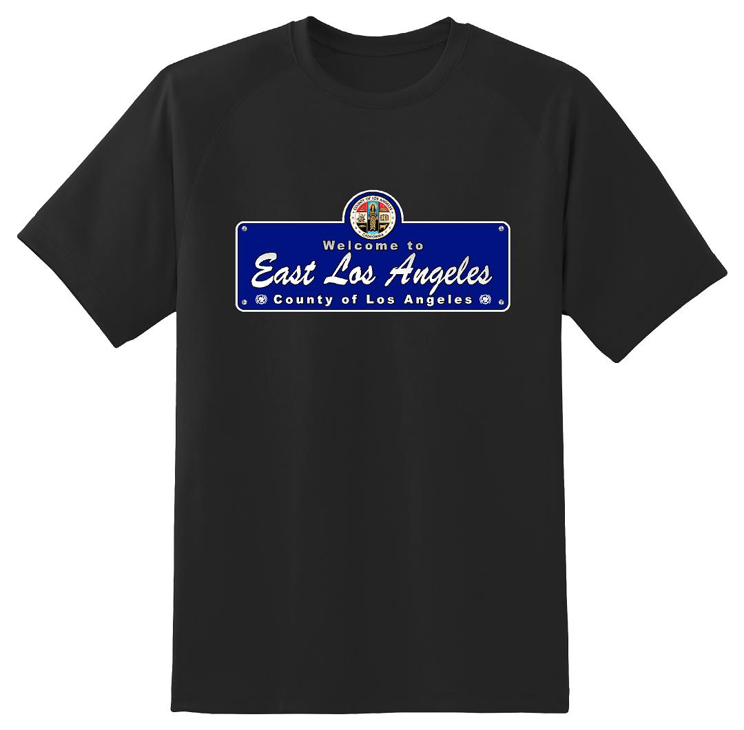 East Los Angeles Blue Street Sign Tshirt - Xtreme Wear
