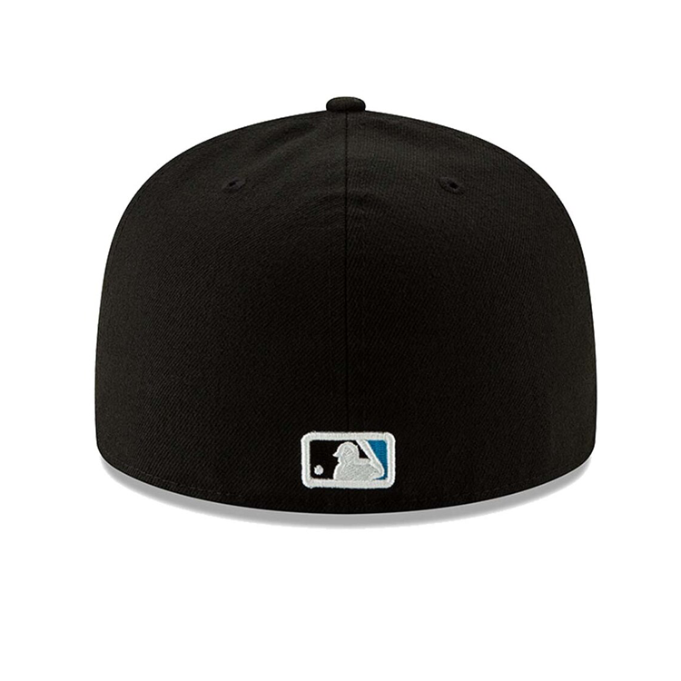 NEW ERA 59FIFTY AUTHENTIC COLLECTION MIAMI MARLINS ON-FIELD GAME HAT - BLACK - Xtreme Wear