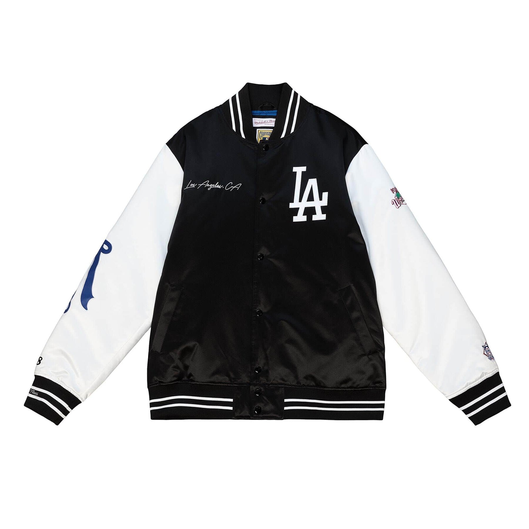 Team Origins Varsity Satin Jacket Los Angeles Dodgers