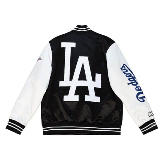 Team Origins Varsity Satin Jacket Los Angeles Dodgers