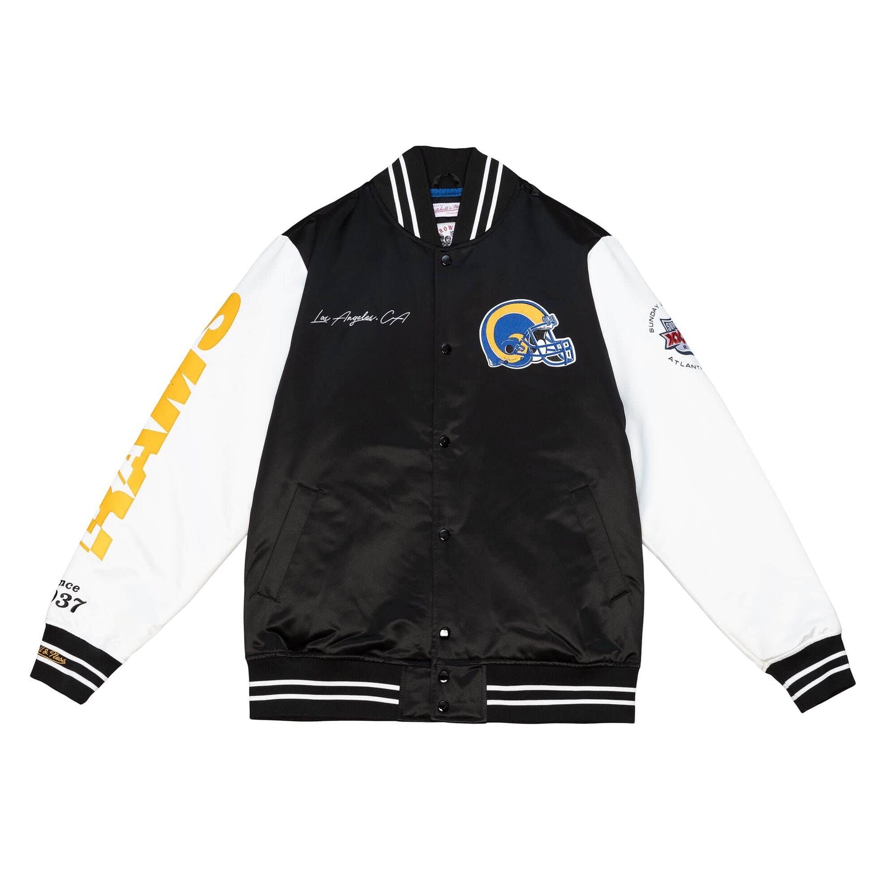 Team Origins Varsity Satin Jacket Los Angeles Rams