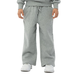 Pro Club Kids Heather Grey  Fleece Open Leg Sweatpants