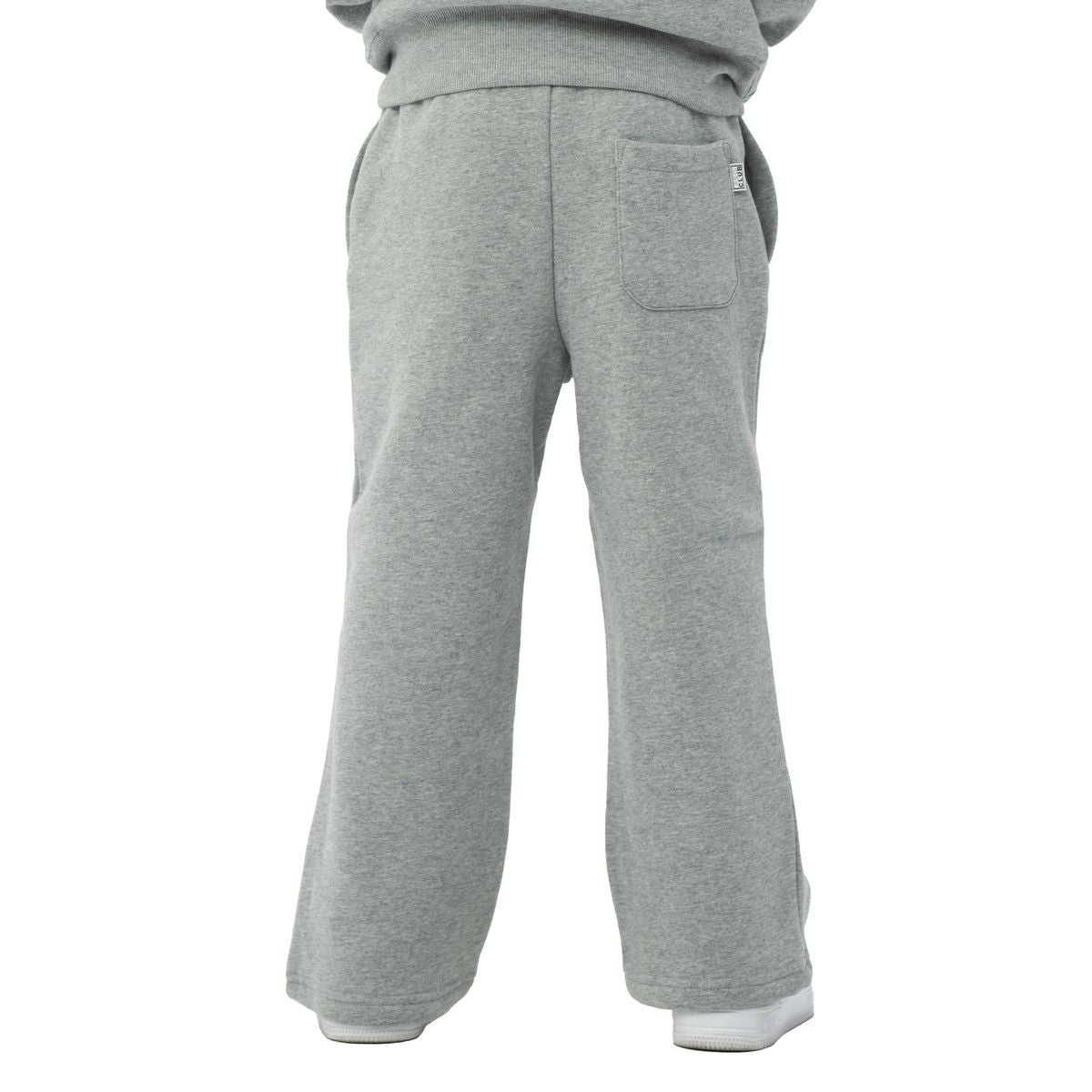 Pro Club Kids Heather Grey  Fleece Open Leg Sweatpants