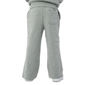 Pro Club Kids Heather Grey  Fleece Open Leg Sweatpants