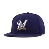 New Era Milwaukee 5950 Navy/Gold