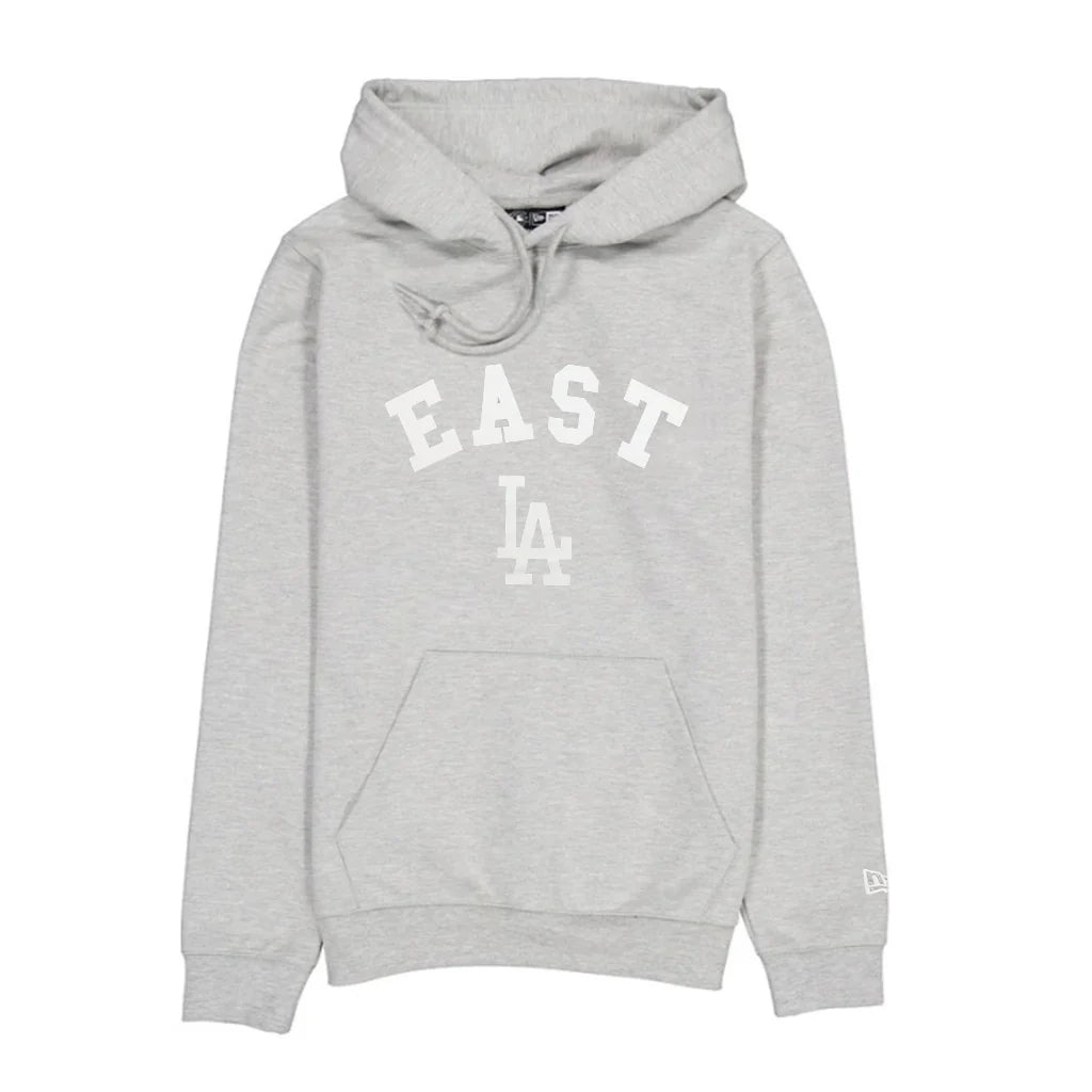New Era East Los Angeles Dodgers East LA Heather Gray Hood 14463248