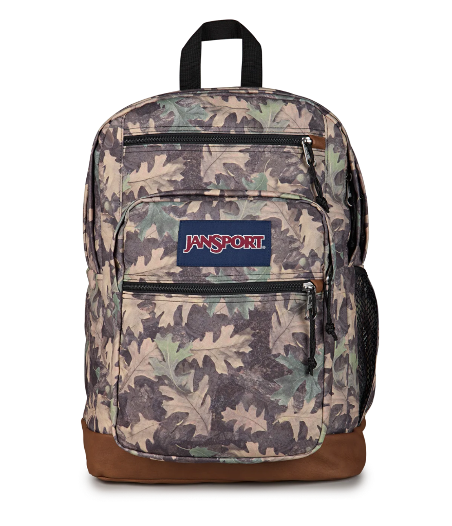 JanSport COOL STUDENT Backpack - Green/Grey/Charcoal