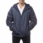 Pro Club Men's Fleece Lined Windbreaker Jacket