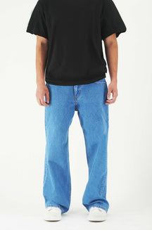 Neo Blue Baggy Skate Jeans