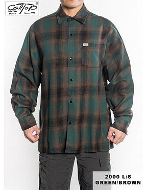 Cal Top 2000 L/S Plaid Shirt