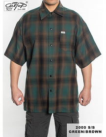 Cal Top 2000 S/S Plaid Shirt