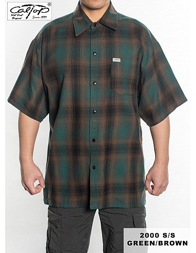 Cal Top 2000 S/S Plaid Shirt