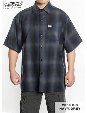 Cal Top 2000 S/S Plaid Shirt