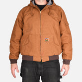 Ben Davis Canvas Hooded Jacket, Front Zipper (349)