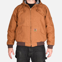 Ben Davis Canvas Hooded Jacket, Front Zipper (349)