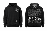 NFL LAS VEGAS RAIDERS WINGSPAN MEN'S FLEECE PULLOVER HOODIE
