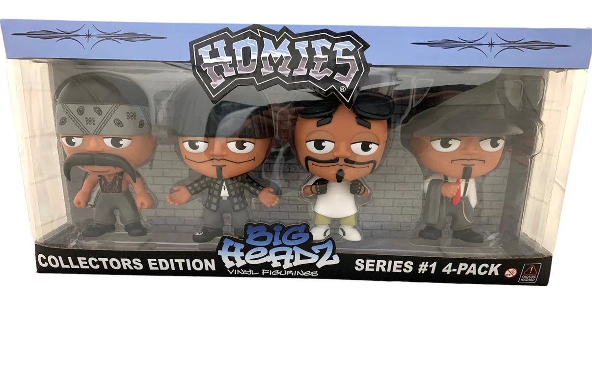 HOMIES™ - BIG HEADZ 4-Pack Figure Set - Series #1