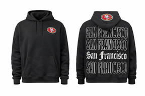 NFL San Francisco 49ers WINGSPAN MEN'S FLEECE PULLOVER HOODIE