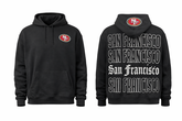NFL San Francisco 49ers WINGSPAN MEN'S FLEECE PULLOVER HOODIE