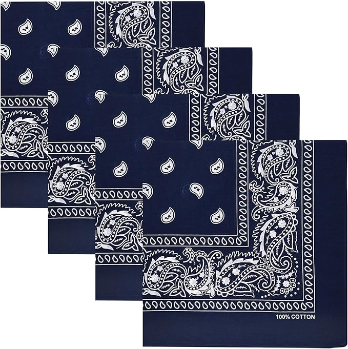 Paisley 100% Cotton Bandanas